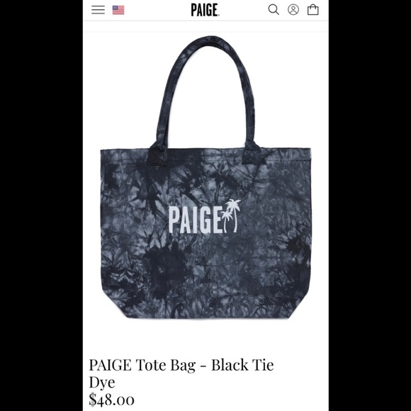 PAIGE Cotton Canvas Tote Bag - Picture 1 of 4